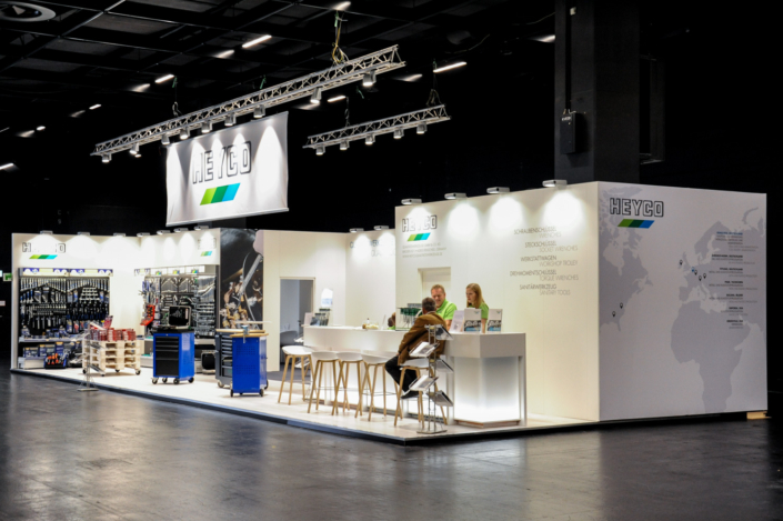 Heyco Messestand Totale